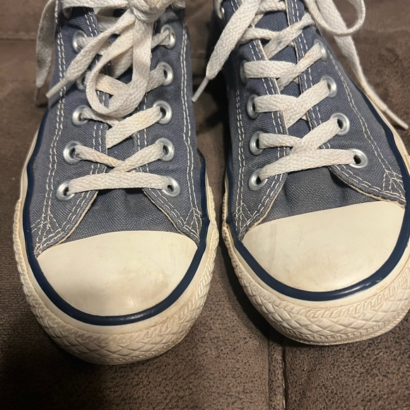 Chuck Taylor Converse All Star Low Top Blue Womens  8 Men's 6 - Picture 2 of 6